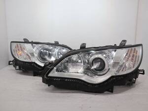 キレイ 後期 HID 【コーティング済】 キセノン 車検〇 KOITO 100-20952 BR91-9 レガシィ BP型 BP5 BP9 BL9 BL5 BLE BPE ヘッドライト 左右