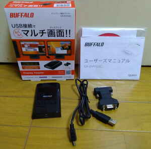 BUFFALO ディスプレイ増設アダプター GX-DVI/U2C 中古美品