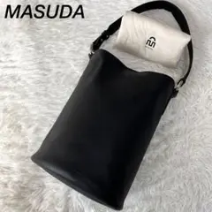 【美品】希少　MASUDA マスダ　シュリンクレザー　ワンショルダーバケツバッグ