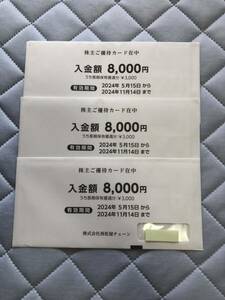 匿名発送◆西松屋チェーン 株主優待券 24000円分