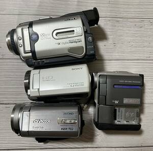 ★SONY HDR-CX535★SONY DCR-TRV30★Victor GR-DVX600K★Victor GZ-HD300-S★ソニー★ビクター★ビデオカメラ　ジャンク　動作未確認