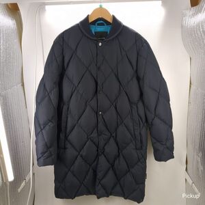 【中古】DUVETICA デュベティカ ダウンコート メンズ ネイビー×ブルー SIZE 46 海外輸入品 ◆3104/磐田店