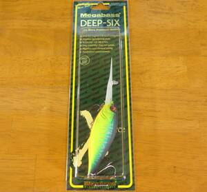 ※残り１個のみとなりました。メガバス DEEP-SIX 7/8oz　マットタイガー 未開封品　MEGABASS ディープシックス