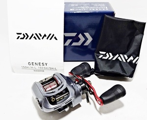 ★ 超美品 ★ ダイワ 両軸リール ジェネシー GENESY 150SH-L 両軸 ベイトリール 船釣り タイラバ ジギング タチウオ マダイ 青物 ★