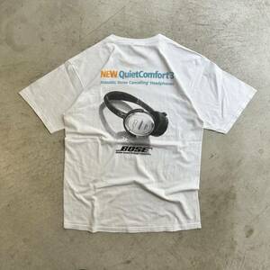 企業系 Tシャツ BOSE ヘッドフォン ボーズ Y2K 90s-00s 両面プリント フルーツオブザルーム