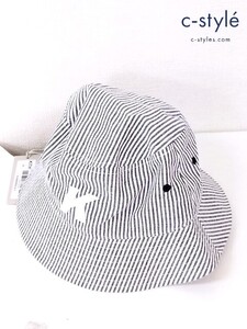 J224 [美品] KITH キス バケットハット グレー系 SEERSUCKER DAWSON BUCKET HAT KHM050592-413 | G★