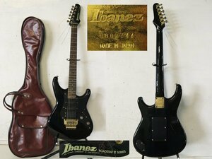 TB526アイバニーズ Ibanez RG-650 エレキギター 音出しOK◇ブラック/ソフトケース付/ROADSTERN2SERIES/弦楽器/古道具タグボート