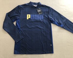 送料無料◆新品◆プーマ ゴルフ AOP 長袖 モックネックシャツ◆(L)◆539373-02◆PUMA GOLF