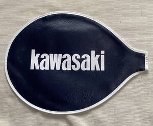 バトミントン ラケットカバー kawasaki/カワサキ 27.5×37.5cm 黒色系○○未使用品