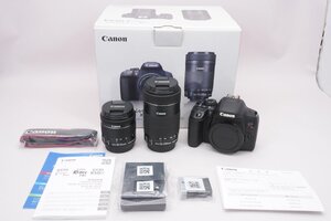 一眼レフカメラ EOS Kiss X10i ダブルズームキット ■Canon★Joshin(ジャンク)251B【1円開始・送料無料】