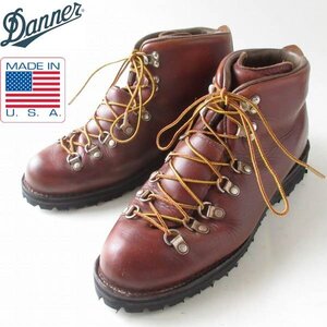 黒タグ 90s USA製 Danner ダナー マウンテンライト 27cm程度 茶系 アメリカ製 トレッキング ビンテージ D150-32-0020ZV