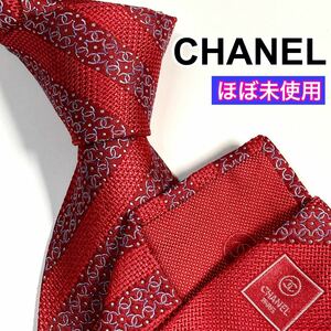 極美品 CHANEL シャネル　ネクタイ　高級シルク　ココマーク　希少