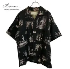 AZUMA. アズマ 柄シャツ SATANISM CEREMONY SHIRT