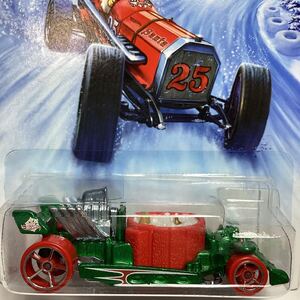 【Walmart限定】☆ホットウィール☆　ホット　タブ　緑　Holiday Hot Rods ホリデー ホットロッド　クリスマス　Hot Wheels