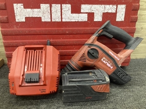 013♪おすすめ商品♪HILTI ヒルティ 充電式ハンマードリル TE6-A36-AVR 36V バッテリー×1 充電器付 ケース留め具破損有り