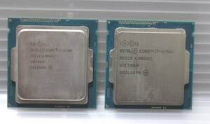 【中古】Intel CPU i7-4790k/4.00GHZ×2個
