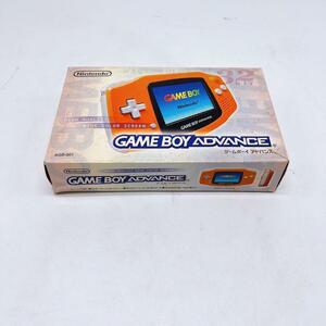 動作品　Nintendo ゲームボーイアドバンス AGB-001 オレンジ