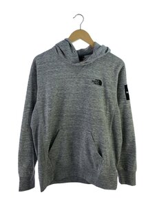 THE NORTH FACE◆SQUARE LOGO HOODIE/M/ポリエステル/グレー