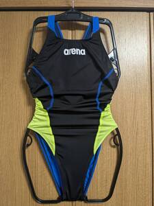 【未使用】ARENA アリーナ ARN-1025W AQUA XTREME リミック クロスバック BKYL 競泳水着 サイズO