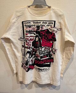 希少 セックス・ピストルズ？ ザクラッシュ？ ヴィンテージ バンドTシャツ ロングTシャツ SEX PISTOLS THE CLASH 古着 ビンテージシャツ 