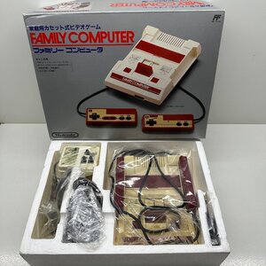 【中古品】Nintendo 任天堂 ファミリーコンピューター HVC-001 ファミコン レトロ ゲーム機 本体 箱付 動作未確認