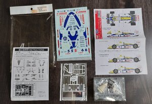 【和の美】 STUDIO27　1/20 スケール　ウィリアムズ　ホンダ FW11B　日本GP’87 対応トランスキット　外箱・取説欠品 現状品 レジン メタル