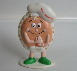 VINTAGE 90s IHOP アイホップ International House of Pancakes PETER POTATO フィギュア 人形 中古品 ビンテージ ファーストフードトイ 