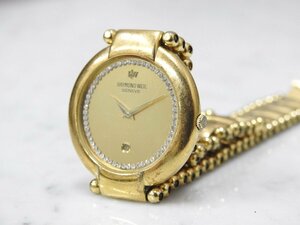 〇 RAYMOND WEIL レイモンドウィル 5352 ゴールド 18K GOLD ELECTROPLATED クォーツ　〇現状品〇