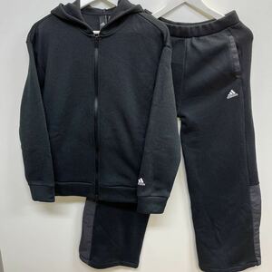 【美品】adidas レディース スウェットフルジップパーカー パンツセットアップWID2.0ニットフリースフルジップフーディー サイズ上L下M