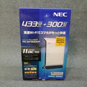 NEC PA-WF800HP / Wi-Fi ホームルーター Aterm WF800HP // 433Mbps+300Mbps 中古