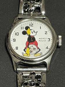 ★ ミッキーマウス ウォッチ 1933腕時計 復刻 パイアイ mickey watch 格安スタート ファースト 未使用 箱付き ビンテージ 替えベルト付き 