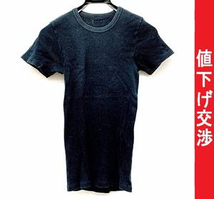 [正規品]ドルチェガッバーナ リブニットTシャツ カットソー 黒