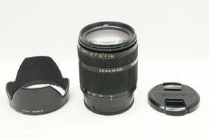 【適格請求書発行】良品 SONY ソニー DT 18-200mm F3.5-6.3 SAL18200 MINOLTA αマウント APS-C ズームレンズ【アルプスカメラ】240112an