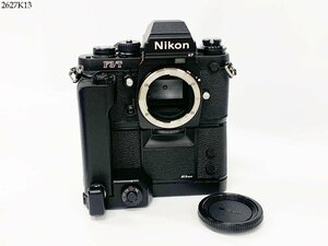 ★シャッターOK◎ Nikon ニコン F3/T HP ハイアイポイント 一眼レフ フィルムカメラ ボディ MD-4 モータードライブ 2627K13-7