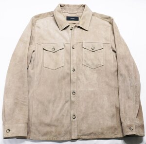 ARMA (アルマ) DEX ARM GOAT SUEDE STURDY / ゴートスエード ウエスタンシャツ 美品 SOIL(カーキ) size 50