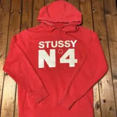 STUSSY パーカー "N4ロゴ" アメリカ製