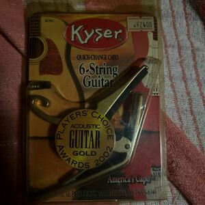 Kyser カポタスト 古い在庫新品CAPO カイザー ゴールドカラー