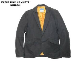 キャサリンハムネット HAMNETT ストライプ テーラードジャケット