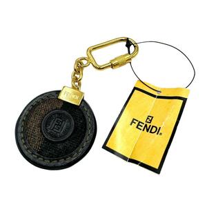 【極美品】FENDI フェンディ　ズッカ　キーホルダー　キーチェーン