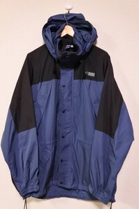 SIERRA DESIGNS シエラデザイン マウンテンパーカー ジャケット size L ブルー×ブラック 台湾製