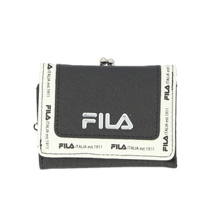 ☆ ロゴBK/WH ☆ FILA フィラ がま口コンパクト財布 FILA フィラ 財布 三つ折り財布 ミニ財布 コンパクト財布 3つ折り財布