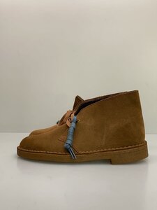 Clarks◆チャッカブーツ/US9/BRW/スウェード/タグ付き