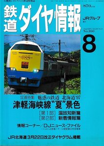 ■送料無料■Z55■鉄道ダイヤ情報■1997年８月No.160■特集：魅惑の鉄道 北海道’97/津軽海峡線夏景色■(概ね良好)