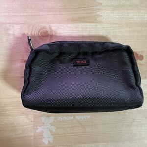 【中古品】トゥミ TUMI 小物入れ アメニティ ナイロン 黒 トラベルポーチ ポーチDELTA S