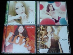 初回限定盤CD+DVD[西野カナ4枚WITH LOVE/LOVE PLACE/THANK YOU,LOVE/TO LOVE]GO FOR IT!ESPERANZAたとえどんなにDARLING会いたくてIF君って