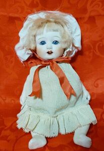 コレクター所蔵品 雑誌掲載品 サクラビスク 洋人形 日本人形 アンティーク 玩具 雛人形 ビスクドール 戦前 縮緬 昭和初期