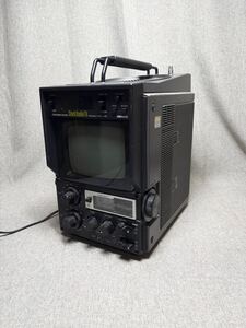 (A-4) 小型テレビ Clock Radio TV 5PB-1000 三菱 昭和家電 アンティーク 昭和レトロ