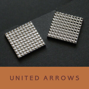 3673◆ユナイテッドアローズ◆カフス◆シルバー◆カフスボタン～カフリンクス◆上質セレクトショップ～UNITED ARROWS◆新品