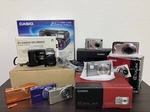 1円 CASIO EXLIM EX-Z1080/EX-0Z3/EX-H15 / CASIO QV-2800UX / Panasonic DMC-F/LUMIX DMC-FH8/DMC-FX40 デジタルカメラ 等 まとめ セット