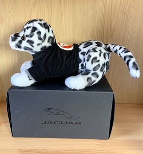 ★【未使用】ジャガー JAGUAR★マスコット ぬいぐるみ 人形 箱付 白黒★ノベルティ